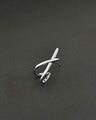 X earring (1pc - Pierced)