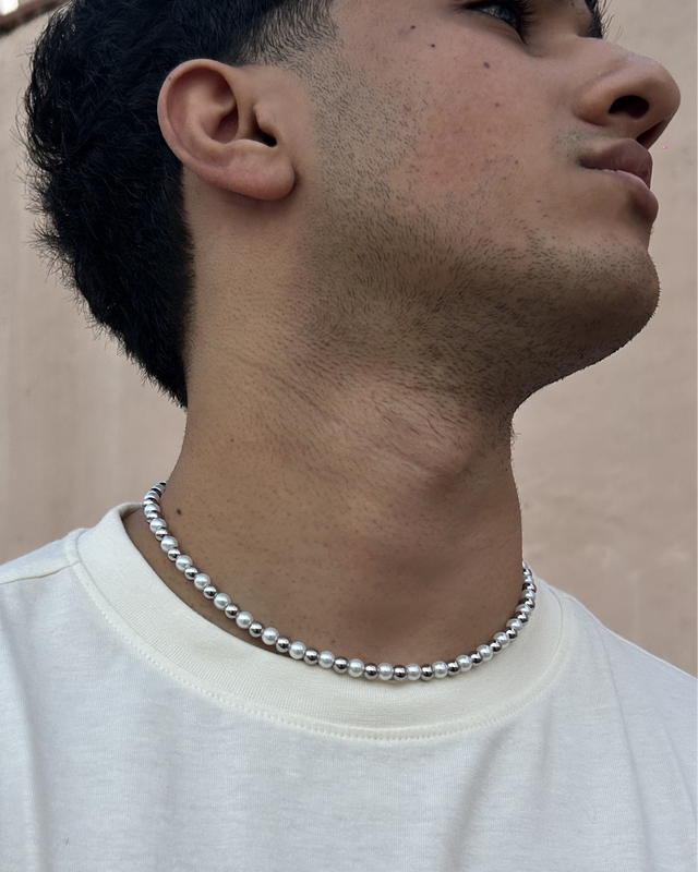 Metallic Pearl Chain 6mm