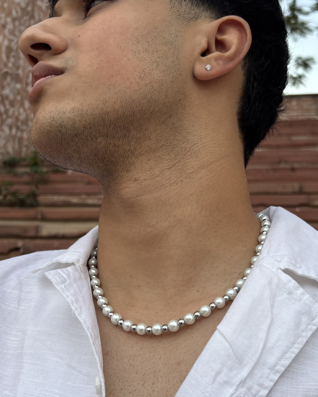 Metallic Pearl Chain 8mm