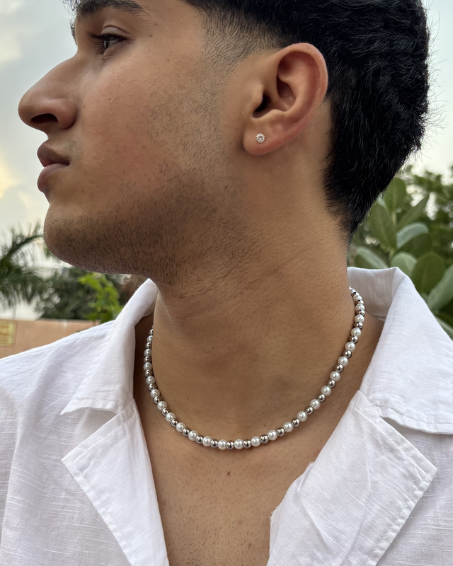 Metallic Pearl Chain 6mm
